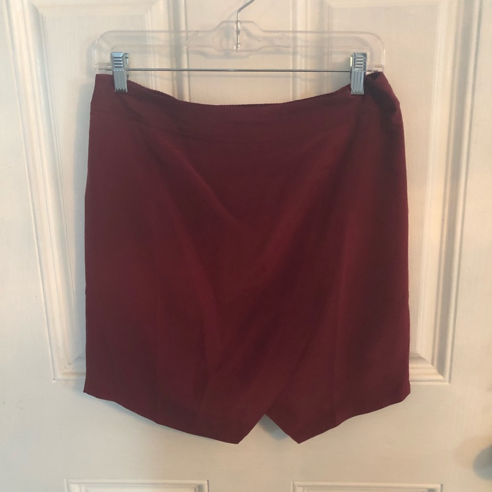 Madewell Faux wrap skirt